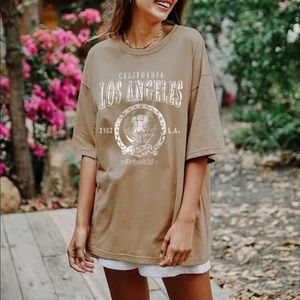 Los Angeles Graphic Oversized T-Shirt